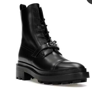 Hermes Black Leather Women's Boots